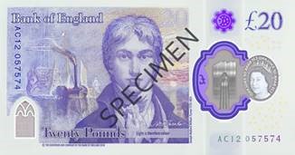 New £20 note back