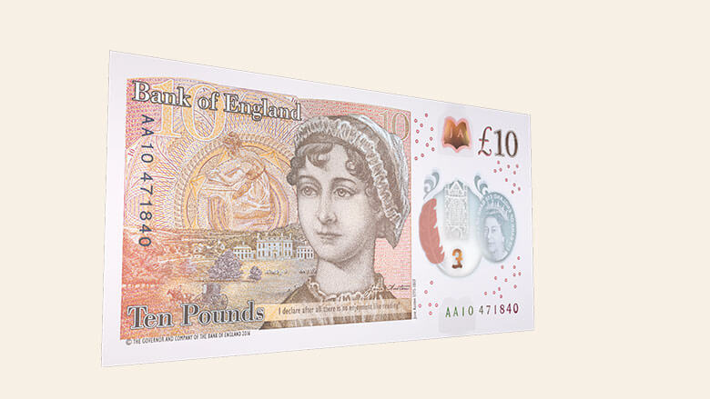 New Ten Pound Note BaCK